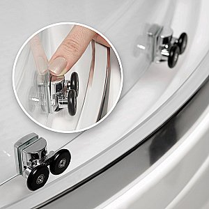 Душевой уголок WasserKRAFT Main 41S 41S03 90х90 профиль серебристый/стекло прозрачное купить в интернет-магазине Sanbest