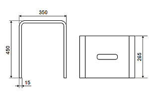 Душевое сидение Excellent Zen 1103.350 прозрачное купить в интернет-магазине сантехники Sanbest