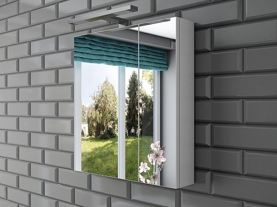 Зеркальный шкаф Эстет Монако 70 купить в интернет-магазине сантехники Sanbest