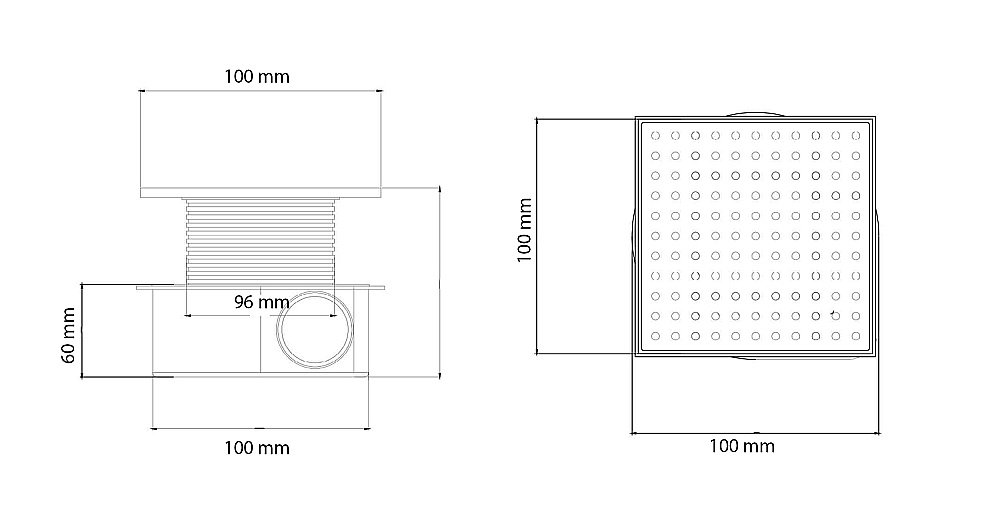 Душевой трап Boheme Smart Design 10 984-10-CR хром купить в интернет-магазине Sanbest