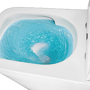 Унитаз моноблок Azario Avanti AZ-6203 белый, безободковый, с крышкой микролифт, слив торнадо купить в интернет-магазине Sanbest