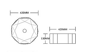 Раковина накладная CeruttiSpa 42 CR0057 белая купить в интернет-магазине Sanbest