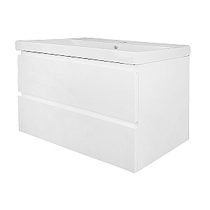 Тумба с раковиной Azario Мила 80 CS00091365 белая матовая для ванной в интернет-магазине Sanbest