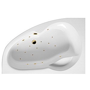 Ванна акриловая EXCELLENT Newa RELAX WAEX.NEL16.RELAX.GL 160x95 белая с гидромассажем купить в интернет-магазине Sanbest