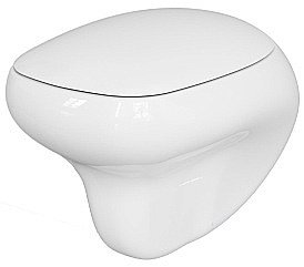 Унитаз подвесной Ambassador Diamond 123T20001R безободковый, белый купить в интернет-магазине Sanbest