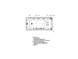 Ванна Aquatek Альфа 150х70 ALF150-0000038 белая купить в интернет-магазине Sanbest