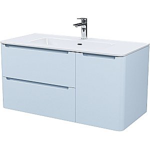 Тумба с раковиной Iddis Edifice 100 EDI10B0i95K голубая для ванной в интернет-магазине Sanbest