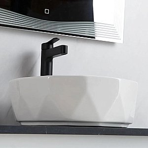 Раковина накладная Belbagno 41 BB1409 белая купить в интернет-магазине Sanbest