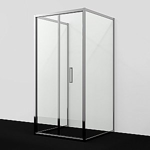 Душевой уголок WasserKRAFT Weser 78F 78F42 100х100 профиль серебристый/стекло прозрачное купить в интернет-магазине Sanbest