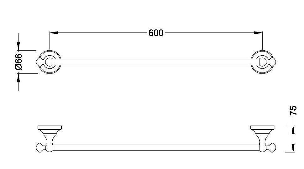 Полотенцедержатель Schein SAINE 7053037VF золото купить в интернет-магазине сантехники Sanbest
