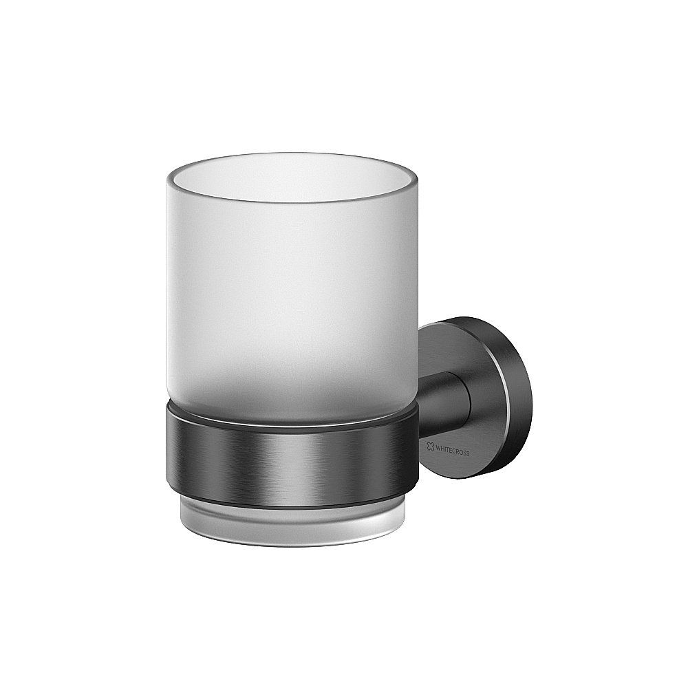 Стакан для зубных щеток WhiteCross Ergo ER2230GM оружейная сталь купить в интернет-магазине сантехники Sanbest