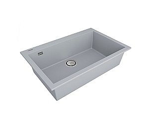 Кухонная мойка Paulmark Decoration 76 PM937650-UGR серая матовая купить в интернет-магазине сантехники Sanbest