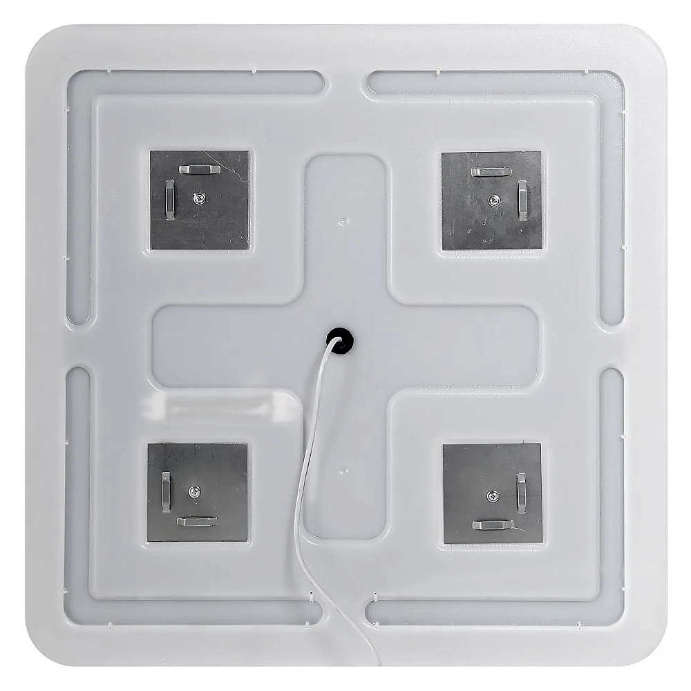 Зеркало Belbagno 80 SPC-GRT-800-800-LED-3000K-TCH-WARM подсветка, сенсор, подогрев в ванную от интернет-магазине сантехники Sanbest