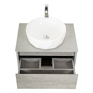 Тумба с раковиной и столешницей BelBagno KRAFT 70 Cemento Grigio для ванной в интернет-магазине Sanbest