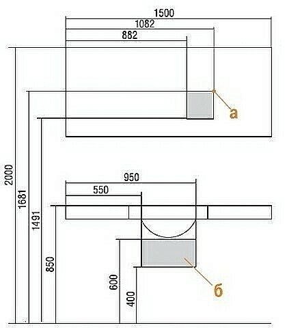 Зеркало Акватон Отель 150 в ванную от интернет-магазине сантехники Sanbest