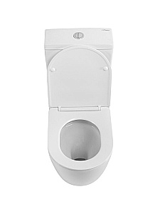 Унитаз напольный CEZARES STYLUS-TOR CZR-538-CP-TOR/SC безободковый, смыв торнадо, с бачком, с крышкой микролифт, белый купить в интернет-магазине Sanbest