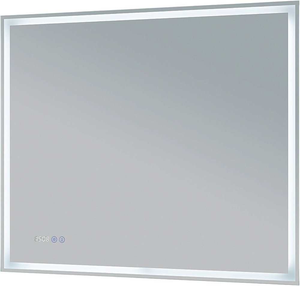 Зеркало Aquanet Оптима 288966 90 белый матовый в ванную от интернет-магазине сантехники Sanbest