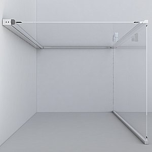 Душевой уголок Vincea Orta VSR-1O8080CH-L 80x80 стекло шиншилла/профиль хром купить в интернет-магазине Sanbest