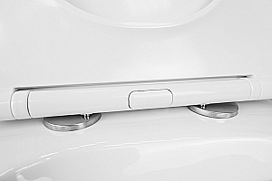 Унитаз подвесной Azario Boca AZ-2002 белый, безободковый, с крышкой микролифт купить в интернет-магазине Sanbest