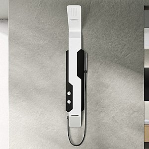 Душевая панель Black&White Gravity GR028 черная/белый купить в интернет-магазине сантехники Sanbest