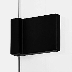 Душевая дверь NEW TRENDY AVEXA BLACK 130 стекло прозрачное/профиль черный купить в интернет-магазине Sanbest