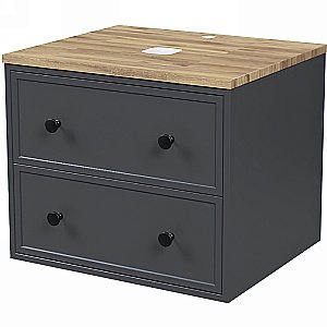 Тумба с раковиной Iddis Torr 70 TOR70DBi темно-серая для ванной в интернет-магазине Sanbest