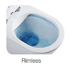 Унитаз подвесной WeltWasser BAMBERG 460+ODENBACH 004 GL-WT+BAMBERG WT белый глянцевый, безободковый, с крышкой микролифт, с инсталляцией и белой кнопкой купить в интернет-магазине Sanbest