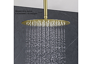 Верхний душ Aquatek AQ2075BG золото шлифованное купить в интернет-магазине сантехники Sanbest