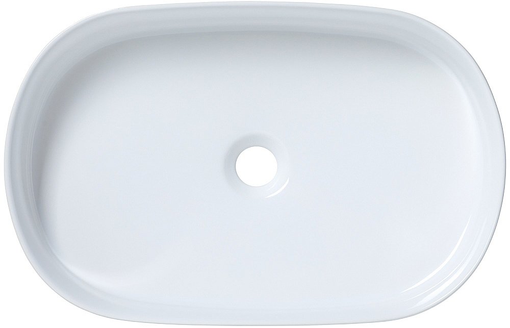 Раковина накладная Allen Brau Fantasy 55 4.11022.20 белая купить в интернет-магазине Sanbest