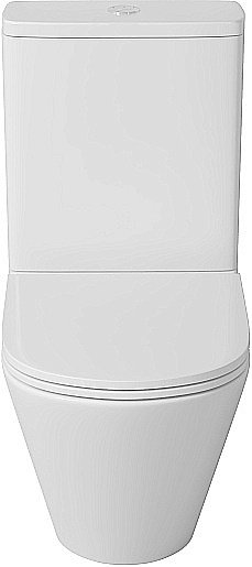 Унитаз-компакт Grossman Tornado GR-4449SQ безободковый, с бачком, с крышкой микролифт, слив-торнадо, белый глянцевый купить в интернет-магазине Sanbest