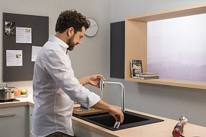 Смеситель для кухни Hansgrohe Metris Select M71 200 73818800 купить в интернет-магазине сантехники Sanbest