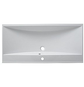 Тумба с раковиной Aquanet Верона 100/Aquanet Нота-100 подвесная белая глянцевая для ванной в интернет-магазине Sanbest