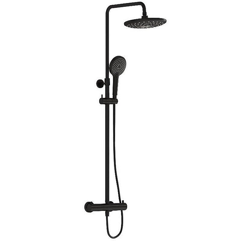 Душевая система Vitra AquaHeat Bliss 2F A4720536EXP черная матовая купить в интернет-магазине сантехники Sanbest
