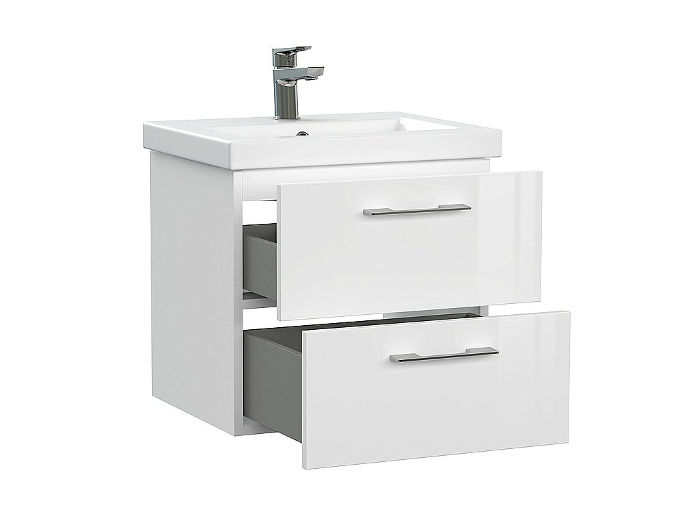 Мебель для ванной подвесная Cersanit LARA 50 белая для ванной в интернет-магазине Sanbest