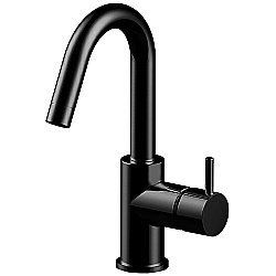 Смеситель для раковины Cisal LESS NEW LN00047540 черный матовый купить в интернет-магазине сантехники Sanbest