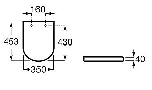 Унитаз подвесной Roca The Gap 893105000 безободковый, с инсталляцией, с крышкой микролифт купить в интернет-магазине Sanbest