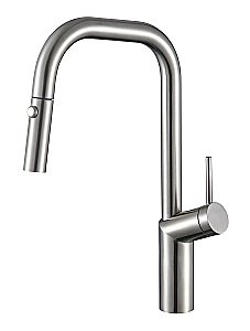 Смеситель для кухни Vincea VKF-107BN брашированный никель купить в интернет-магазине сантехники Sanbest