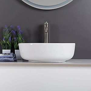 Раковина накладная Belbagno 41 BB1315 белая купить в интернет-магазине Sanbest