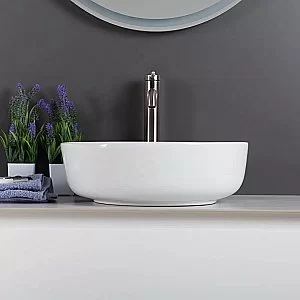Раковина накладная Belbagno 41 BB1315 белая купить в интернет-магазине Sanbest