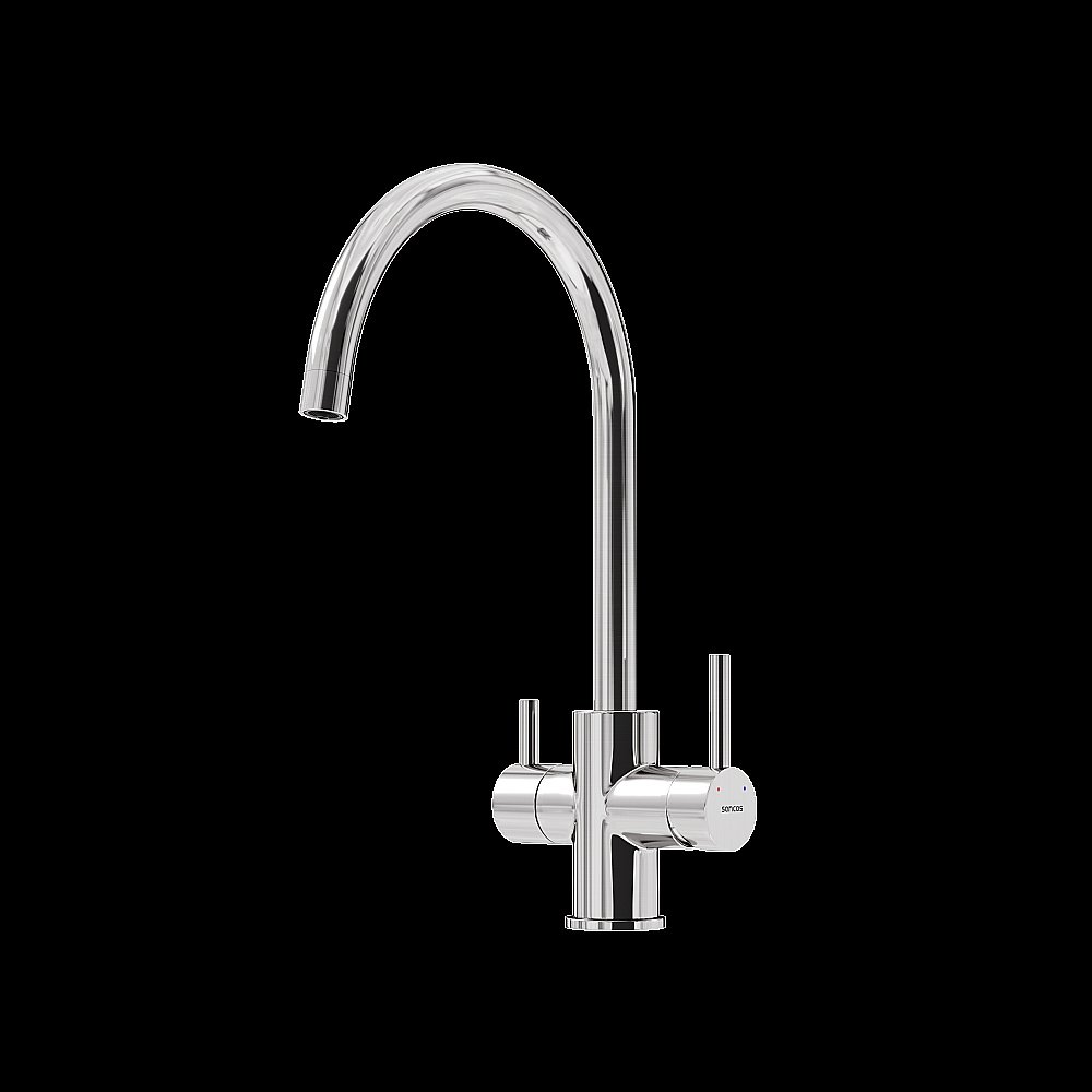 Смеситель для кухни Sancos Taper SC4012BN брашированный никель купить в интернет-магазине сантехники Sanbest