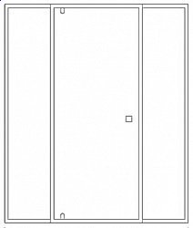 Душевая дверь Jacob Delafon SERENITY 170 купить в интернет-магазине Sanbest