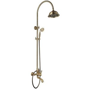 Душевая система Aksy Bagno Faenza Light Fa401-2005-2001L бронза купить в интернет-магазине сантехники Sanbest