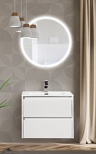 Тумба с раковиной BelBagno KRAFT 60 2C-SO/BB1923-600 Bianco Opaco для ванной в интернет-магазине Sanbest