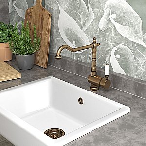 Смеситель для кухни PAINI Cox 78F35881ANTKM бронза купить в интернет-магазине сантехники Sanbest