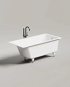 Ванна Salini CASCATA S-sense 104413G 170x70 белая купить в интернет-магазине Sanbest
