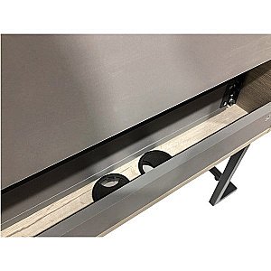 Тумба с раковиной Comforty Дюссельдорф 00-00004093 90 дуб дымчатый для ванной в интернет-магазине Sanbest