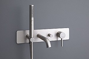 Смеситель для ванны Allen Brau Priority 5.31006-BN купить в интернет-магазине сантехники Sanbest