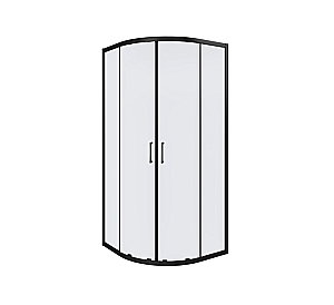 Душевой уголок Good Door CUBE 90х90 R-90-C-B стекло прозрачное/профиль черный матовый купить в интернет-магазине Sanbest