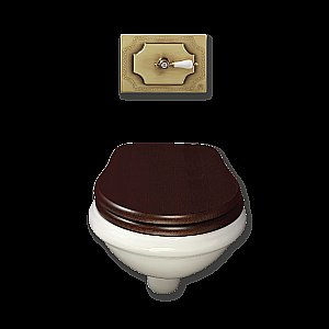 Кнопка с ручкой для инсталляции Migliore Ottone Classic 20463 бронза купить в интернет-магазине сантехники Sanbest