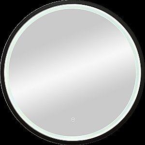 Зеркало Континент Style Black ЗЛП1016 60x60 в ванную от интернет-магазине сантехники Sanbest